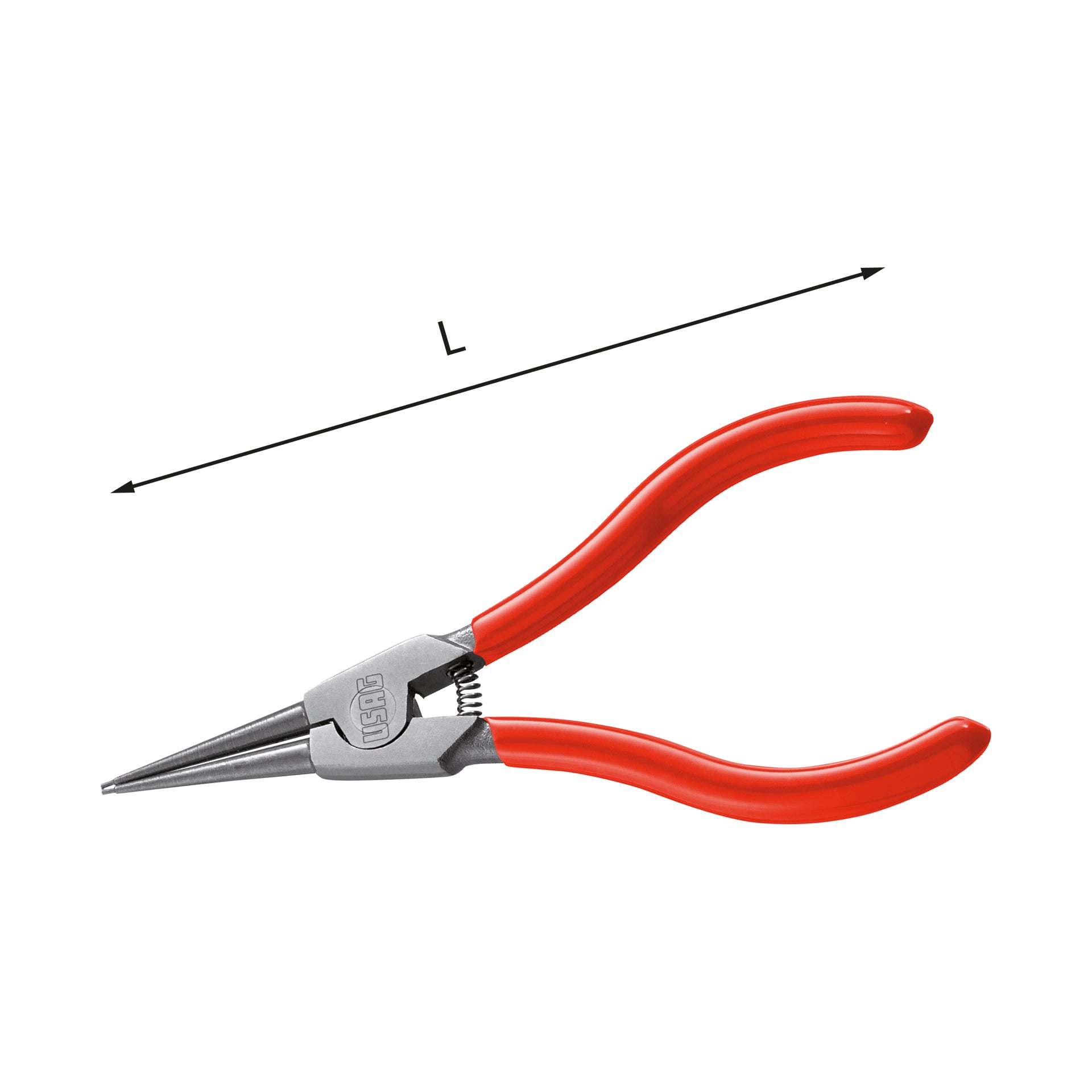 128 C - Straight nose pliers for external snap rings - Usag 128 C - Straight nose pliers for external snap rings - Usag